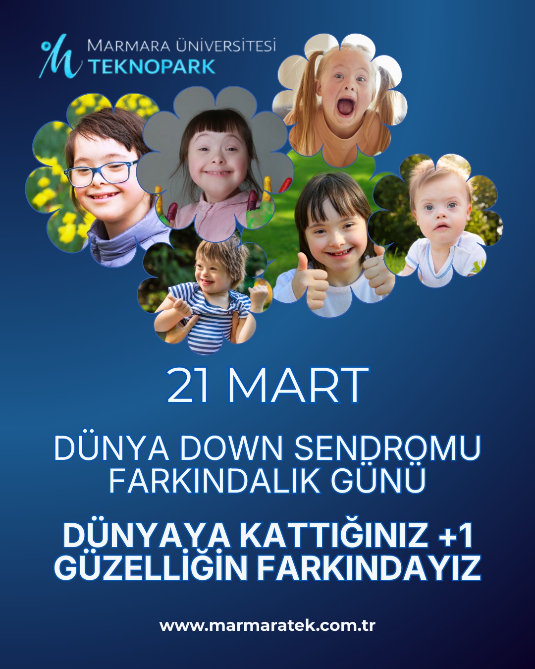 Marmara Üniversitesi Teknopark, Dünya Down Sendromu Farkındalık Günü kapsamında toplumsal farkındalığın artırılmasına dikkat çekerek, kapsayıcı ve erişilebilir teknolojilerin önemini vurguladı.